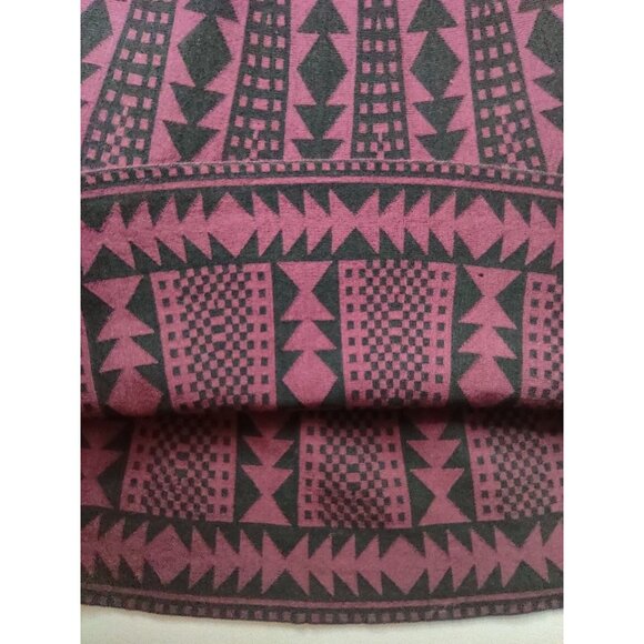 Nina Leonard Wine and Black Fit and Flare Sweater Knit Dress Size Medium NWT - Picture 12 of 15